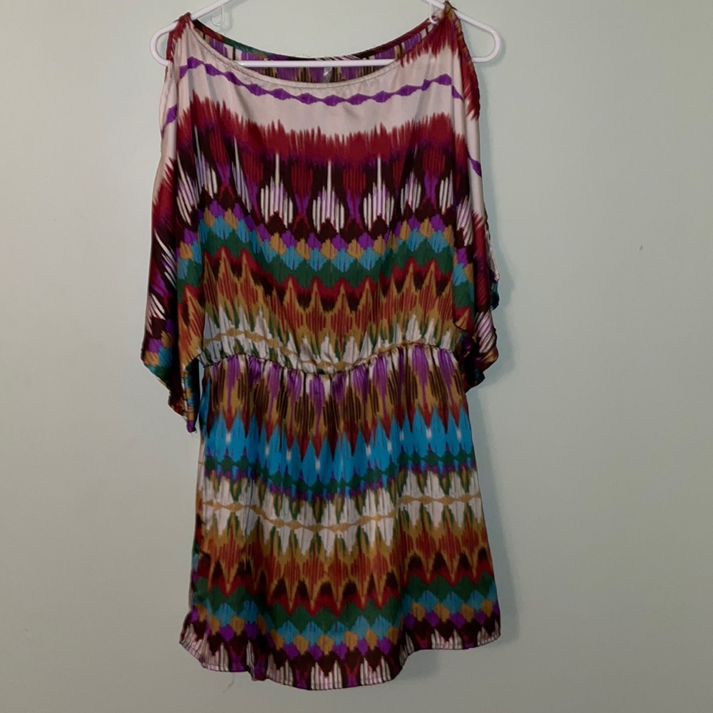 Multi color mini dress